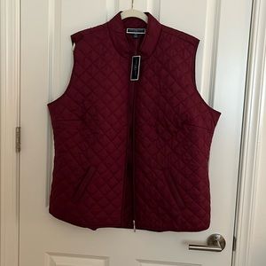 Karen Scott quilted vest